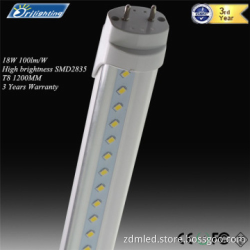 1200mm 4ft 18W T8 led tube light with CE,RoHS,FCC,PSE
